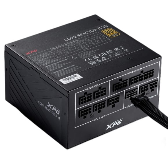 Xpg Power Supply Core Reactor II VE 750w 80+ Gold Certified Fully Modular Xpg Power Supply Core Reactor II VE 750w 80+ Gold Certified Fully Modular